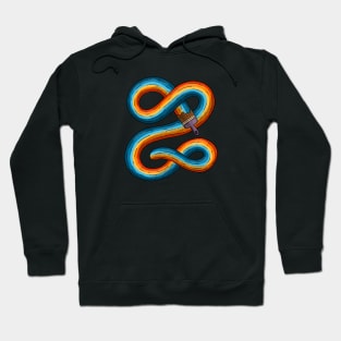 Paint Brush Squiggle Hoodie